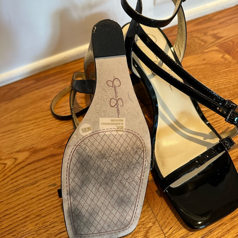 Jessica Simpson strappy heels